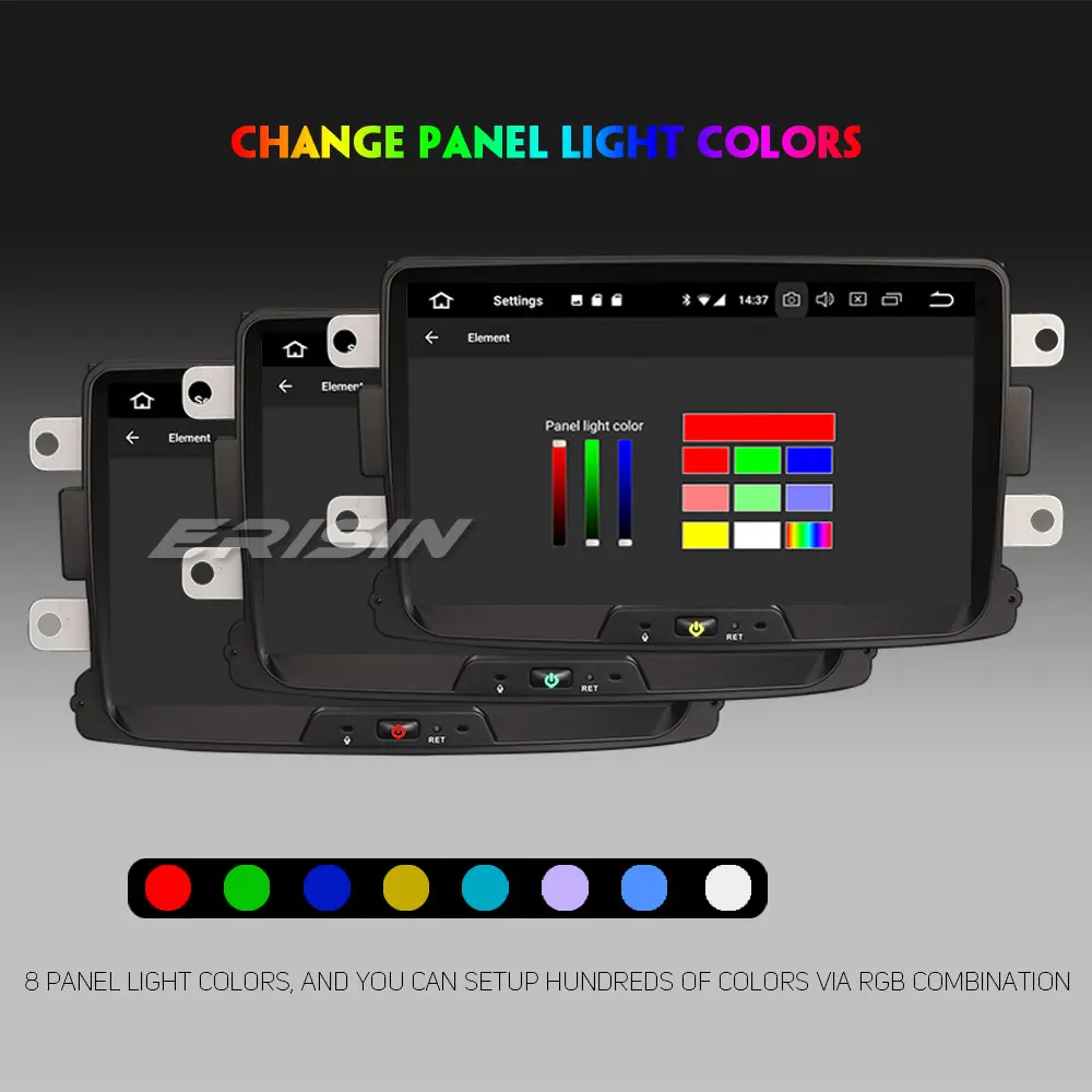Erisin ES7829D 8 дюймов Автомобильный dvd плеер android 0 4G Оперативная память DAB OBD WI FI для Renault
