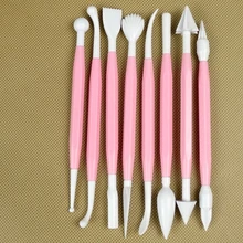 8 шт./компл. DIY Fondant(сахарная) Кондитерские инструменты для украшения инструменты Еда-Класс Сахарная паста для формовки ручка торт искусство скульптуры инструмент