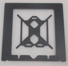 RepRap Prusa i3 MK2 клон алюминиевая рама комплект 6 мм Толщина Черный Цвет ЧПУ сделал