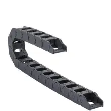 Chaînes de Transmission 1m semi-fermées 7/10/15/20/25/câble de remorquage en Nylon porte-fil de chaîne de traînée pour Route de Cnc