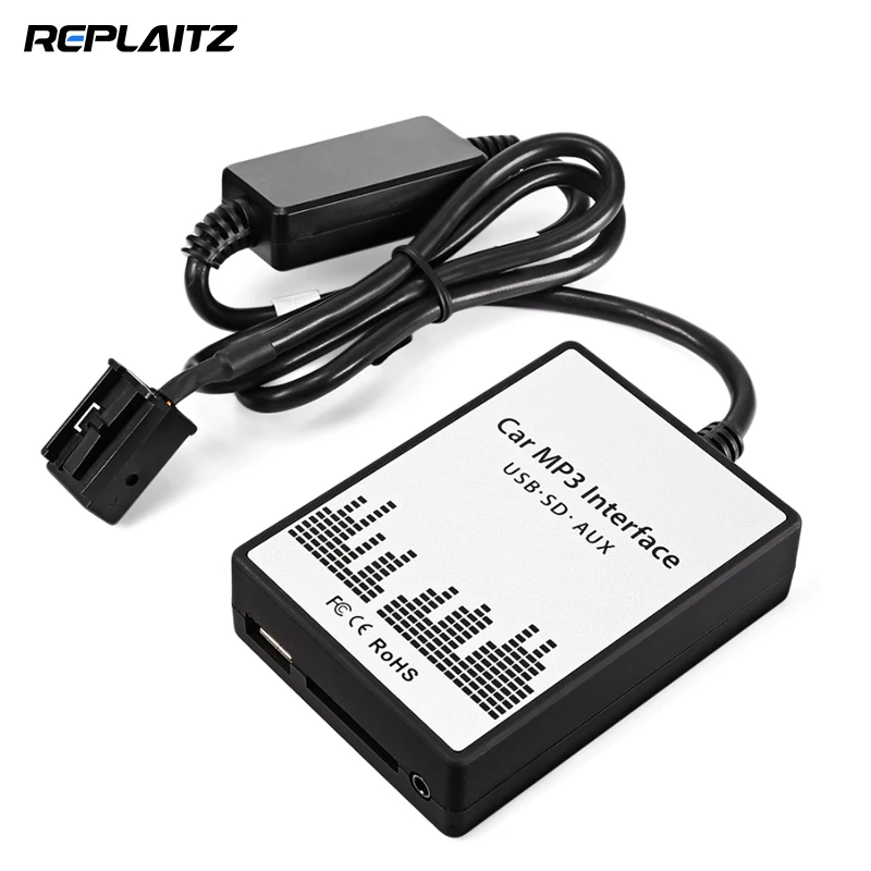 

Car CD Changer Auto AUX USB SD Card Interface Adapter 3.5mm AUX Cable Input MP3 Music Player for Citroen C3 Pluriel/ Peugeot 308