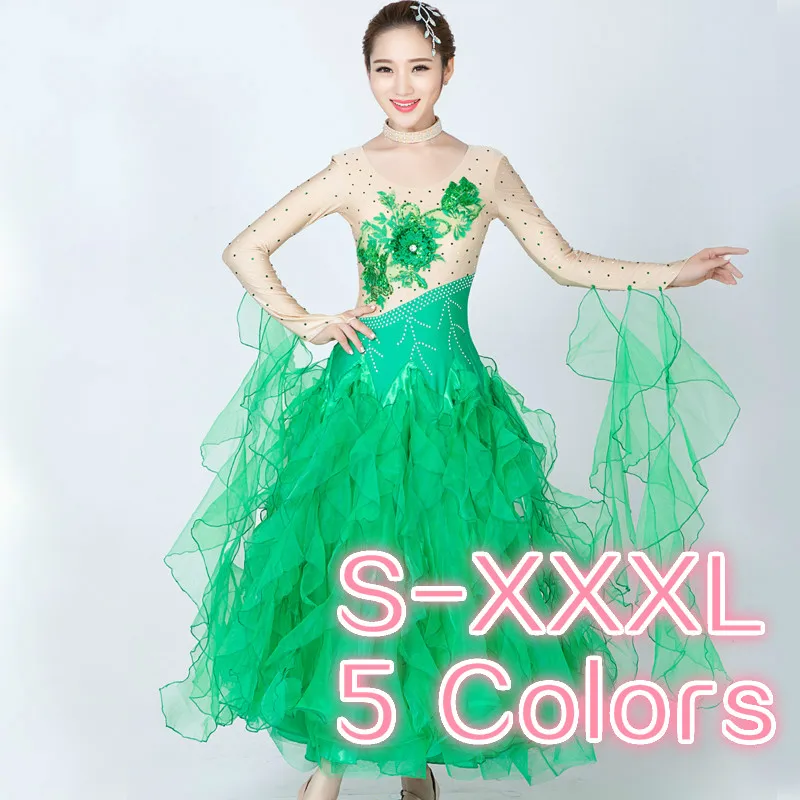 Velvet+Mesh One-Piece Dress Long Skirt Belly Dance Costumes Dancewear WZ