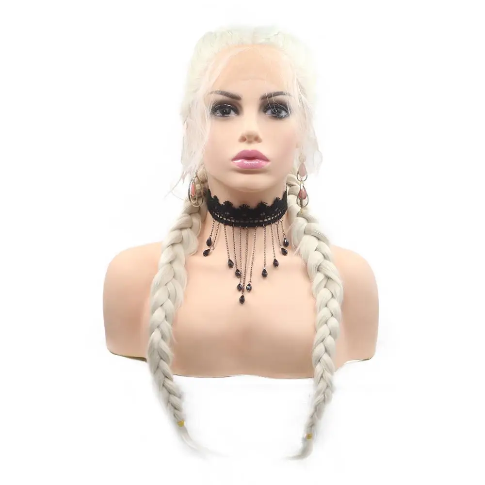 

Colorful Ombre Wig Synthetic Hair High Temperature Fiber 24"Inch Straight 150% Density Lace Front Wigs For Black Women Venvee