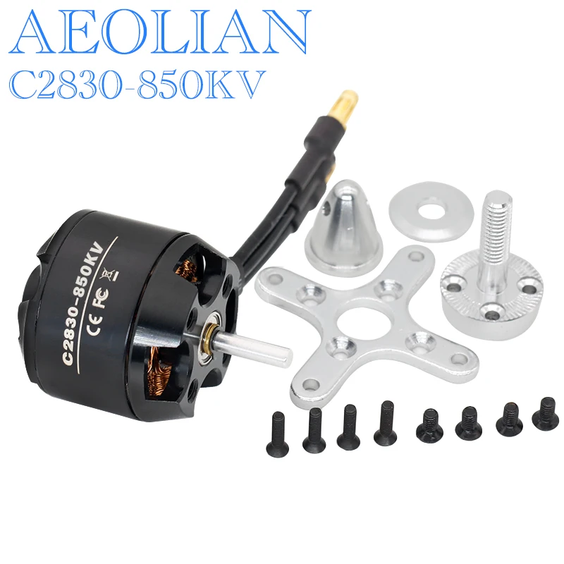 

New Aeolian C2212 /C2830 kv850 brushless for DIY RC airplane quadcuopter electric motor