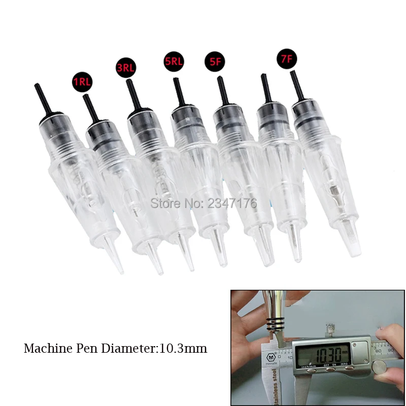 

Mixed sale 50pcs CHARMANT micro Needle Permanent Makeup Machine Needles Digital Device For Tattoo Needles 1/3/5/RL/5M/7M sizes