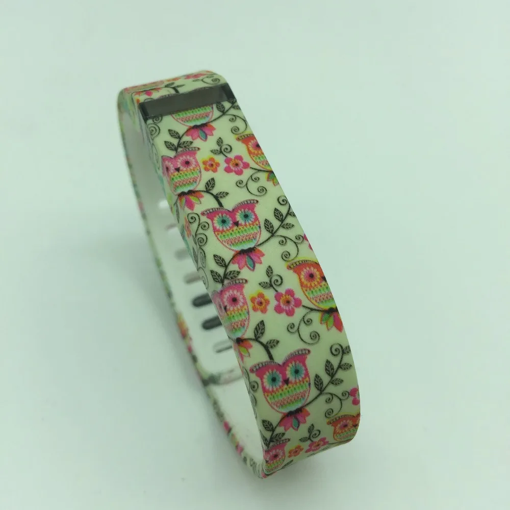  (FBFLEXPTHS) Сова pattern Замена Браслет Браслет для Fitbit flex Нет Tracker Бесплатная доставка S/L для вашего выбор 