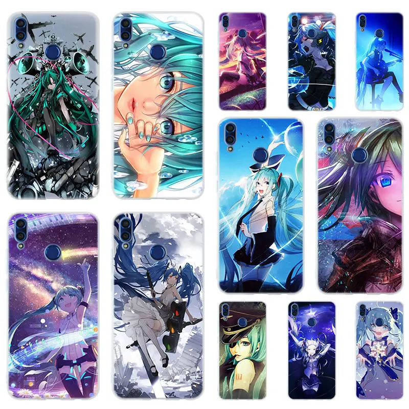

Japan anime Hatsune Miku beauty Girl Soft TPU Case Cover For Huawei Honor 20i 10i 9 Lite 6X 7X 8X Max 7A 5.7in 8A 8C V20 PLAY 9i