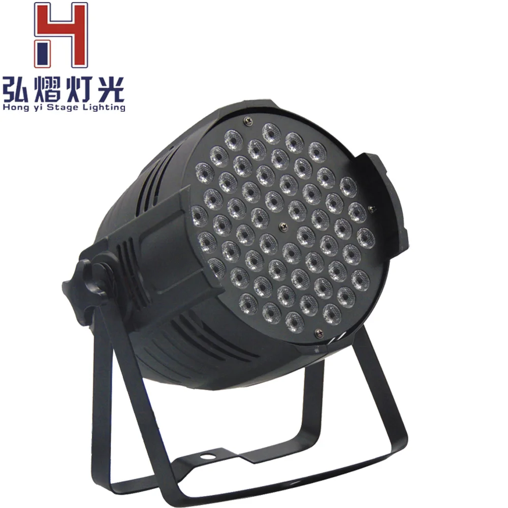 

Hongyi Stage Lighting 54x3w RGBW 54LEDS par light DMX512 control LED stage light for music concert bar KTV disco effect lighting