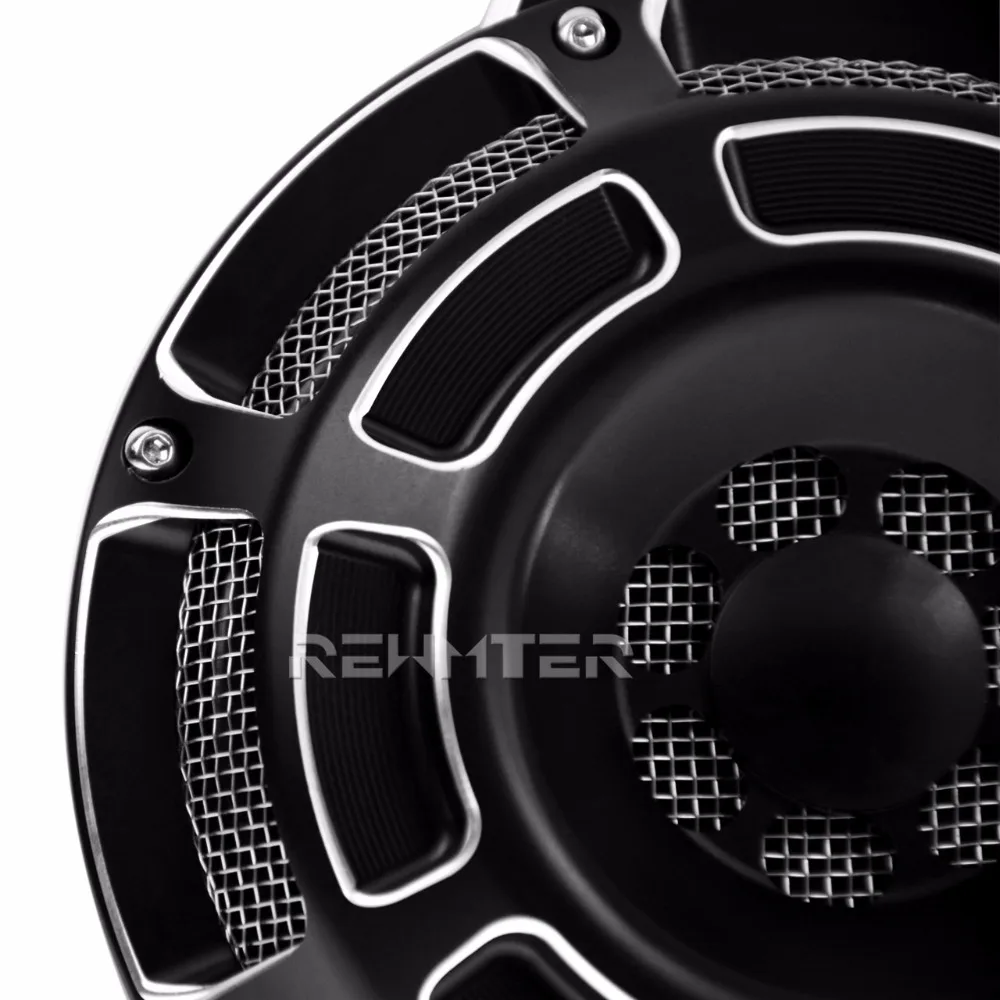 Комплект черных чехлов для мотоцикла Harley Touring FLT Big Twin 1991 17 For Sportster 07 18 алюминиевая