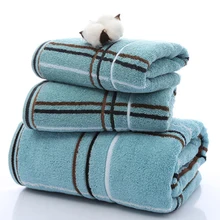 LF88010 горячая Распродажа пляжное высоко Впитывающее домашнее текстильное полотенце для лица для взрослых ванная комната мягкий хлопок 35x75 см 2 шт 70x140 см 1 шт для комплектов