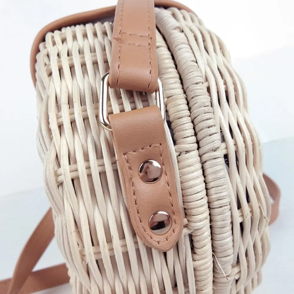 Rattan Mão tecido Moda Casual Saco de