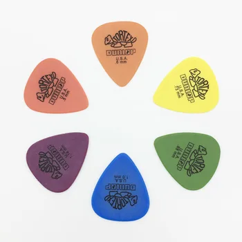 

6 -piece Dunlop Tortex Plektren Bass Mediator Acoustic Electrical Accessories Classic Thickness. Five. Six. 73. 88 1,0 1,14mm