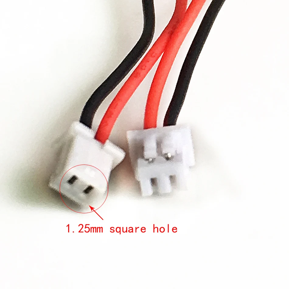 JST 1 25 мм 2pin 3 7 V 1200mAh литий полимерный литиевый аккумулятор разъем для GPS DVD bluetooth