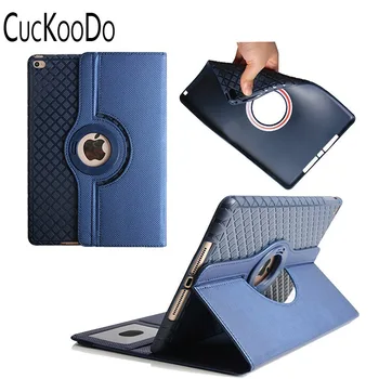 

CucKooDo For iPad 9.7'' 2017,360 Degrees Rotating PU Leather Stand Smart Screen Protective Case for iPad 9.7 inch 2017 Release