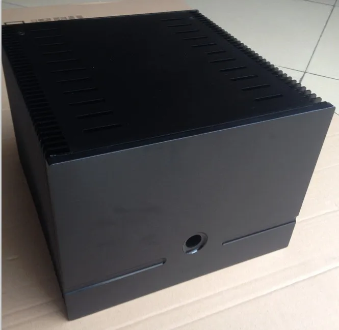 D 008 CNC все алюминиевый корпус Чехол коробка шкаф для DIY аудио усилитель мощности 245