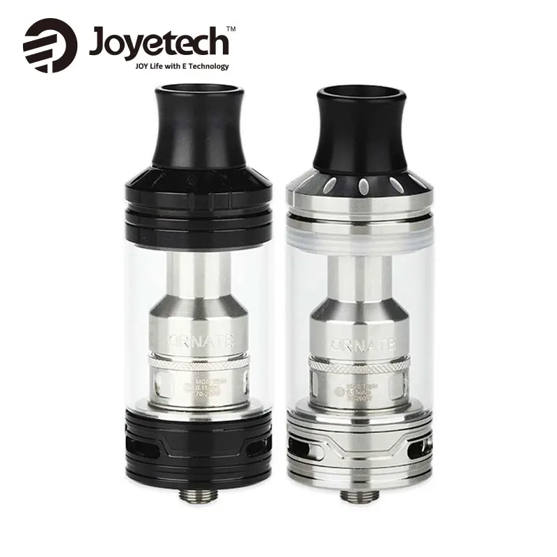 Оригинал Joyetech богато распылитель 6 мл ornatetank с mgs ss316l 0.15ohm головы топ-заполнения электронных сигарет распылитель Диаметр 25 мм