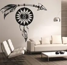 Dream Catcher Estampados especial Amuleto de Decalques de Parede Casa Decoração Do Quarto adesivo de Parede Adesivos de Parede Decoração Art Mural adesivo W-518