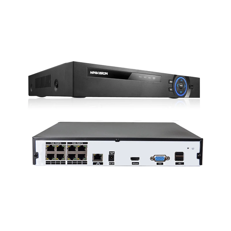 8 каналов 1080P HDMI POE NVR система видеонаблюдения 2 МП комнатная купольная IP камера P2P