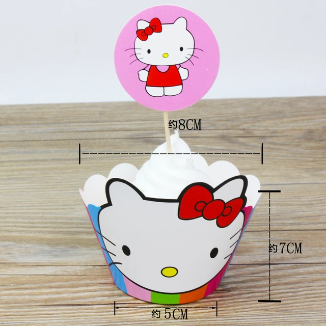 Hello Kitty Cupcakes Wrappers