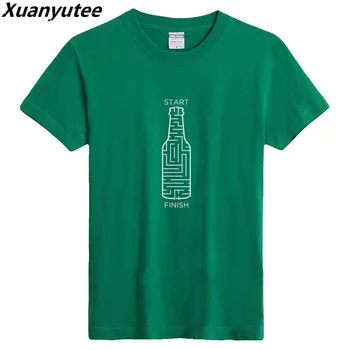 

Xuanyutee Maze Game Star Finish T-shirt Men DIY Funny Design Cotton Short Sleeve Fashion Style 3XL O-neck Gamers Tee Shirt Homme