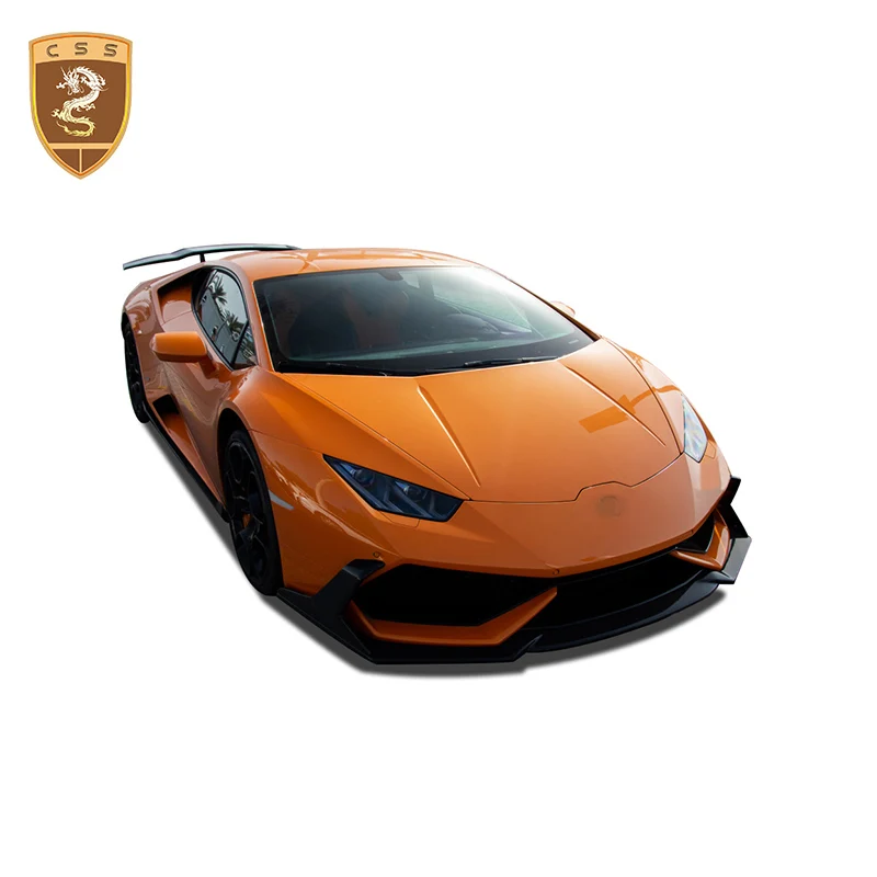 Передняя губа для Lamborghini Huracan LP610-4 DM стиль углеродное волокно передняя губа бампер диффузор крыло