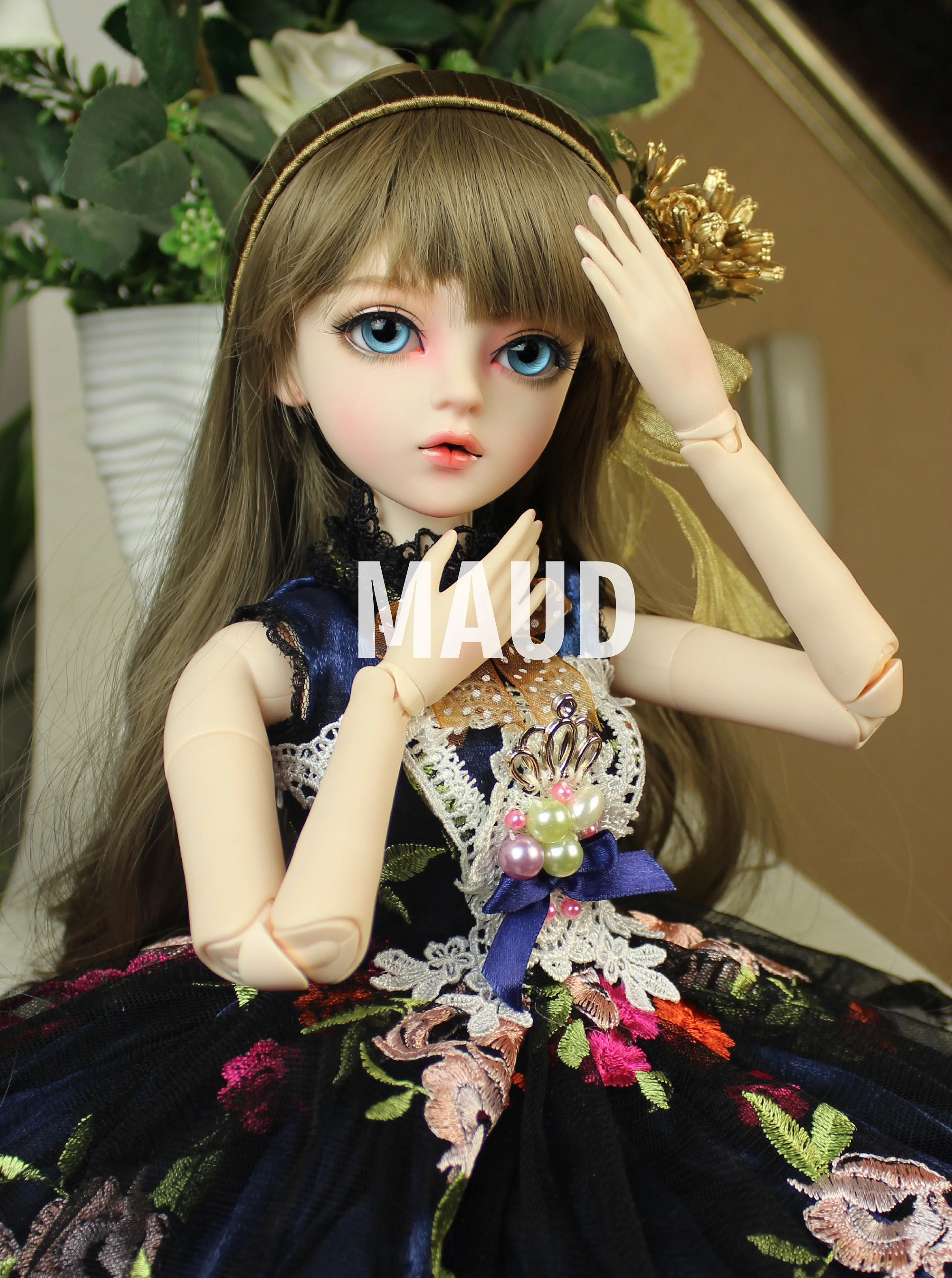 Presentes para a Menina Pintados à Mão Boneca com Roupas Bola Articulada Boneca Maquiagem Fullset Lolita Princesa Maud Bjd 1 - 3 2 fullset lolita princesa boneca com roupas maud