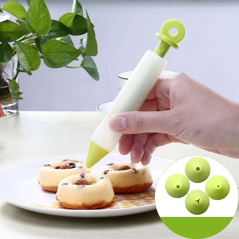 

1PCs/Set Silicone Food Writing Pen Chocolate Decorating Tools Cake Mold Cream Cup Cookie Icing Piping Pastry Nozzles Tools