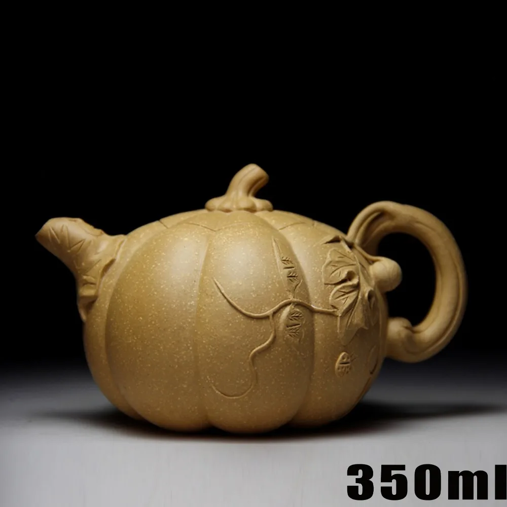 New Arrival Pumpkin Pot Porcelain Kettle Teapot 350ml Yixing Teapots