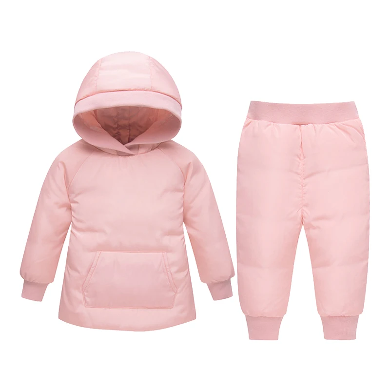 Hooded Jacket kids for Newborns Warm Winter Children's Boy Clothing Set Coat+Pant Snow Suit Baby Girl Clothes Infant Outwear