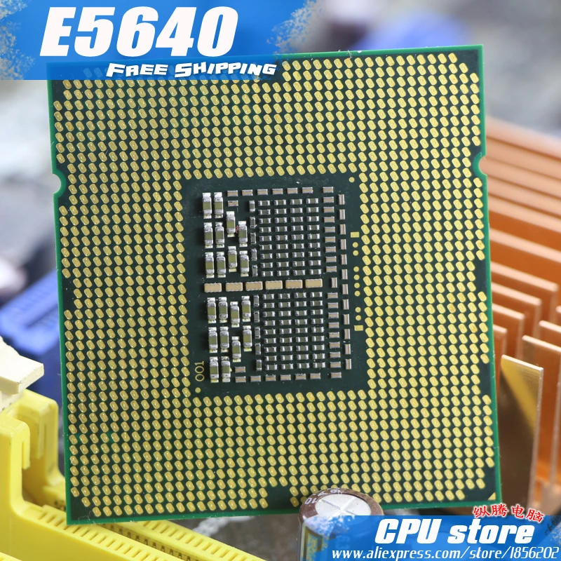 Процессор Intel Xeon E5640 cpu/2,66 ГГц/LGA1366/12 МБ/кэш L3/четырехъядерный/серверный cpu, есть, ЦП E5645