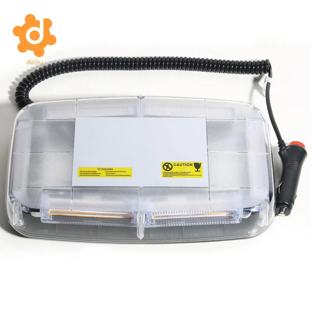 Car Truck Roof Top Emergency Warning Flash LED Strobe Light Magnetic Base