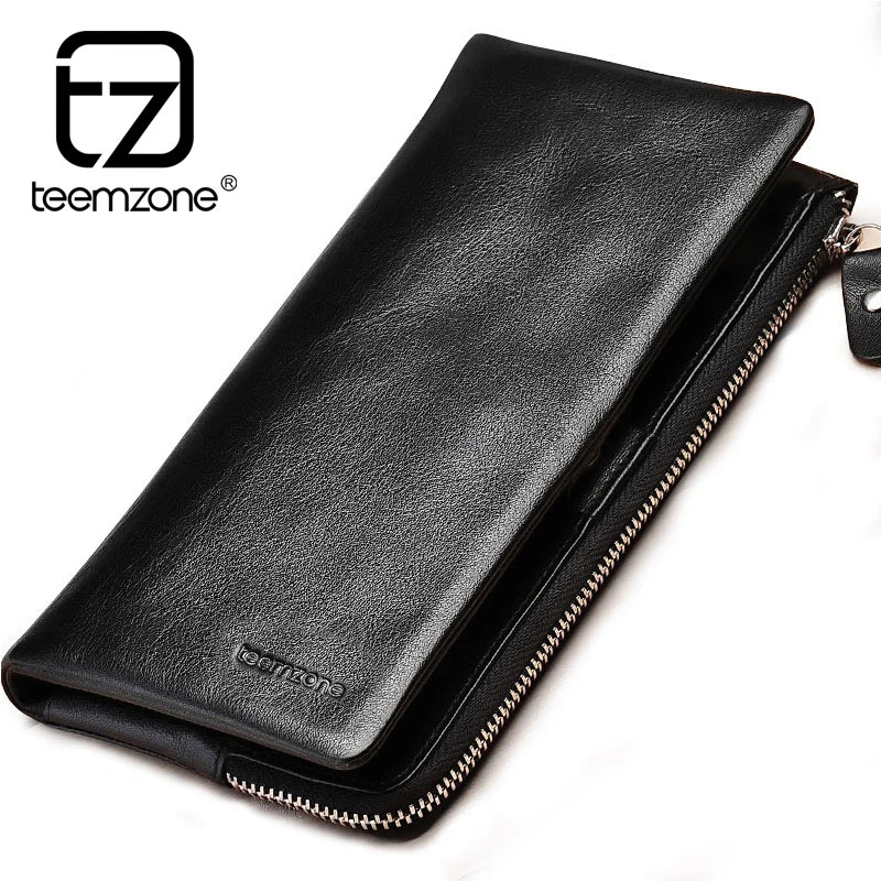 

Designer High Quality Famous Brand Leather Men's Long Solid Wallet European And American Fashion Men Large Capacity Clutch Bag
