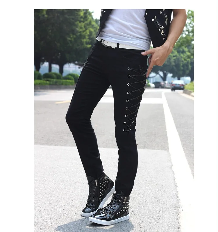 Skinny Jeans Men Hip Hop Pants Pantalon 