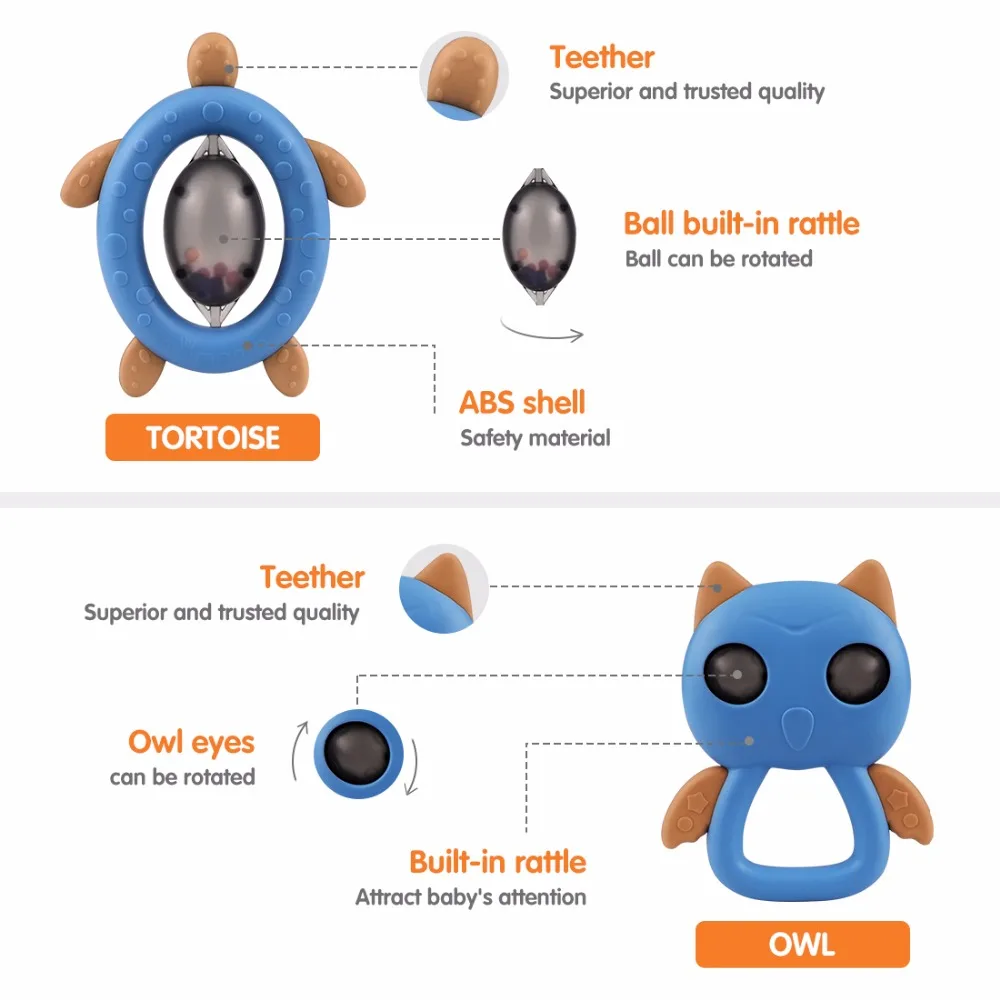 Tumama 4~11pcs Baby Rattles Toys Music Bed Bell Hand Hold Jingle Shaking Bell Plastic Animal Rattles Baby Toys 0-12 Months Bell Tumama 4~11pcs Baby Rattles Toys Music Bed Bell Hand Hold Jingle Shaking Bell Plastic Animal Rattles Baby Toys 0-12 Months Bell