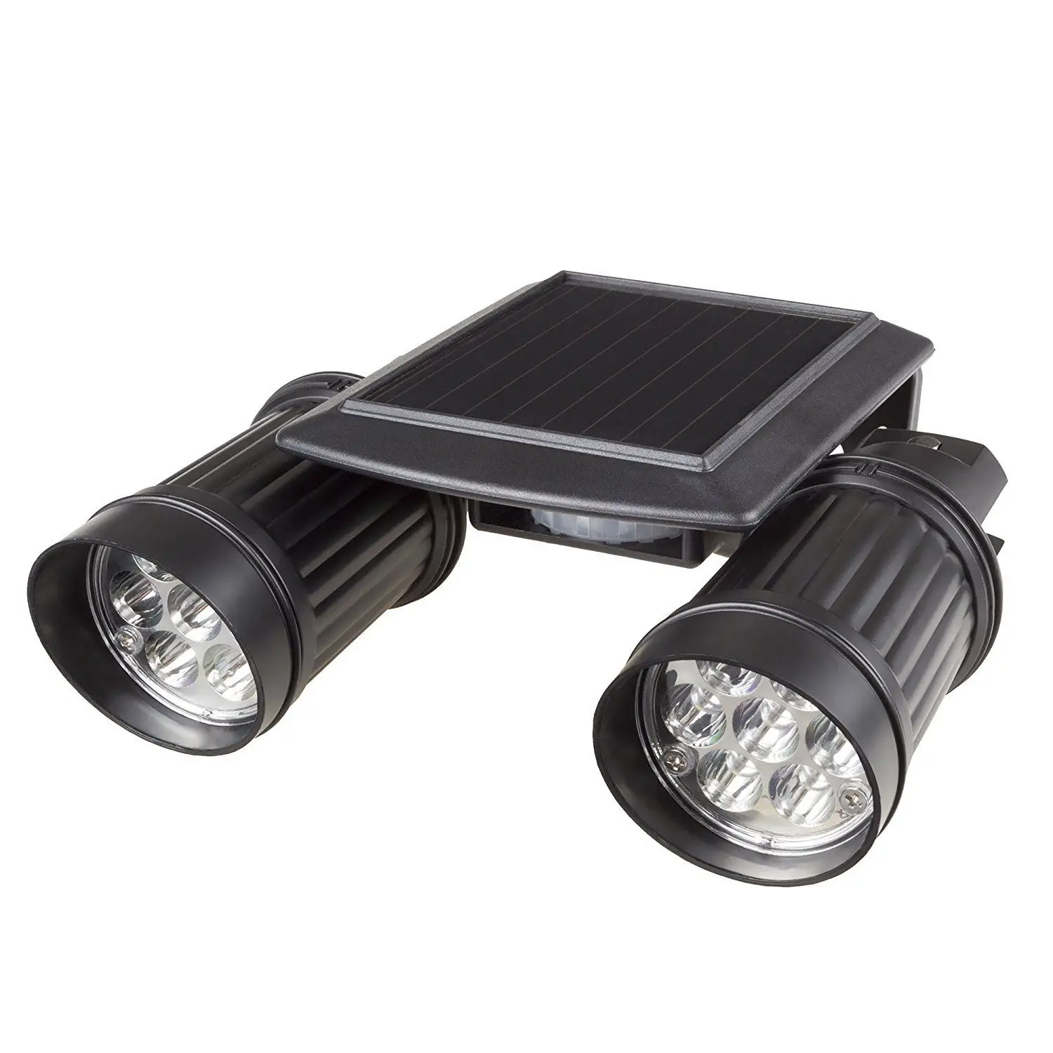 

Solar Powered 14 LED Dual Head Motion Sensor Waterproof Wall Spotlight