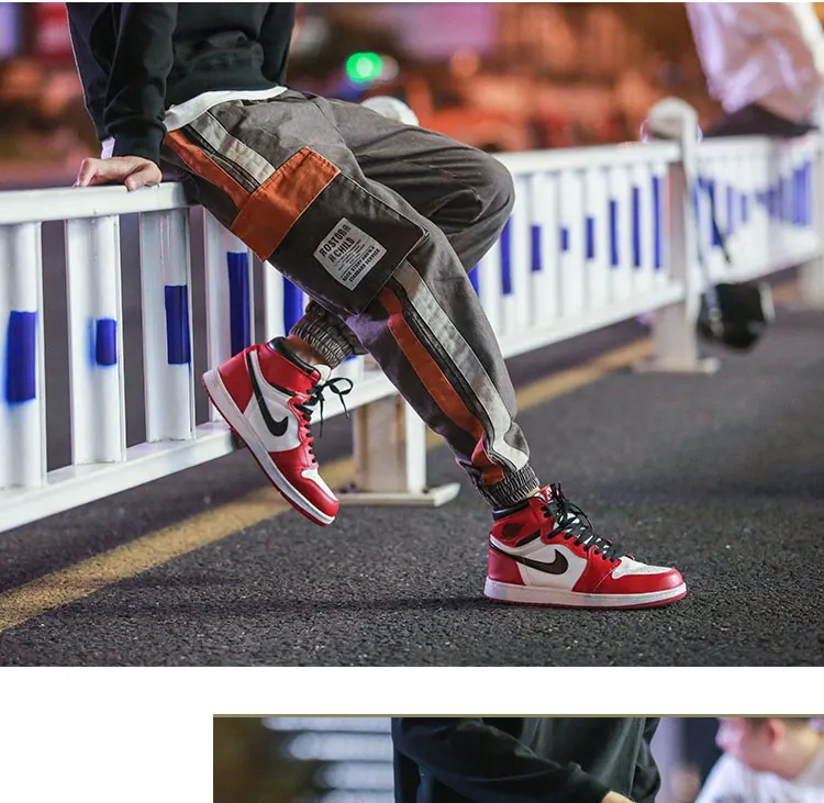 LAPPSTER мужские уличные лоскутные брюки Carog мужские комбинезоны в стиле хип-хоп с цветными блоками, спортивные штаны, мешковатые модные брюки