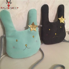 Raged Sheep Girls Small Coin Purse Change Wallet Kids Bag Coin Pouch Children’s Wallet Money Holder Lovely Kids Gift Rabbit Bags