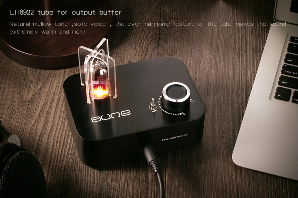 aune T1se tube headphone amplifier USB Sound Card