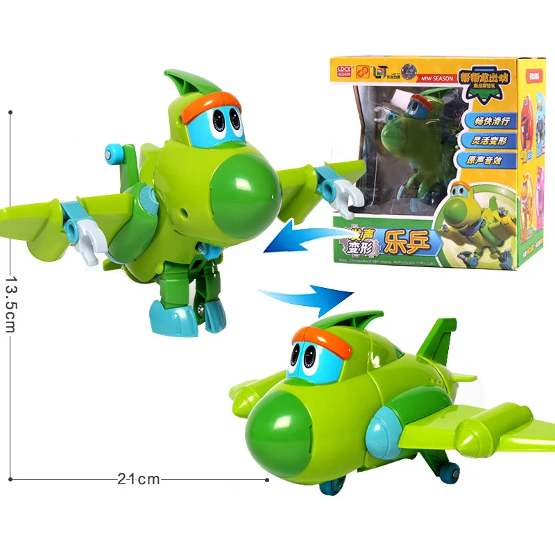 Big Gogo Dino ABS Deformation Car/Airplane With Sound Action Figures REX/PING/TOMO Transformation Dinosaur toys for Kids