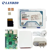 Малина Pi комплект-Raspberry Pi 3 доска + 5 В 2.5A AU Питание + чехол + теплоотвод для Малина PI 3 Модель b Wi-Fi и Bluetooth