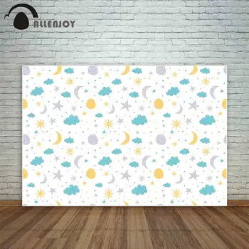 

Allenjoy little cartoon icon universe decoration wall-papers moon cloud planet photography fotografia backdrop backgrounds photo