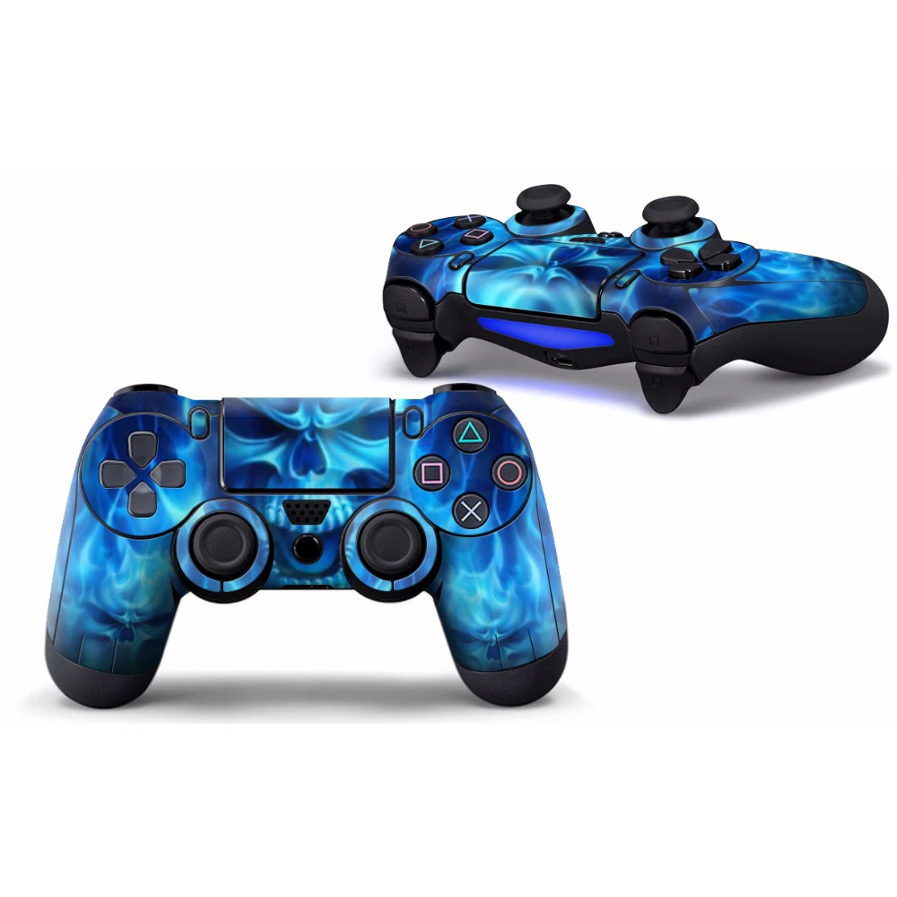 Красный череп виниловая кожа Наклейка для PS4 наклейка на контроллер s Playstation4|stickers