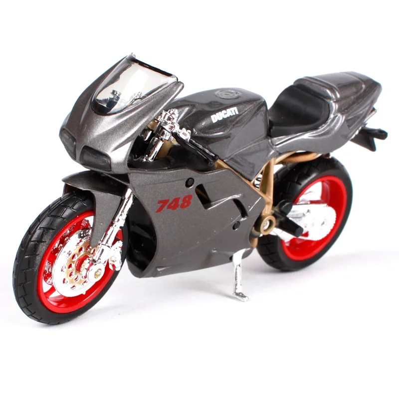 Модель мотоцикла MAISTO 1:18 Ducati 748 литая игрушка новая в коробке бесплатная доставка