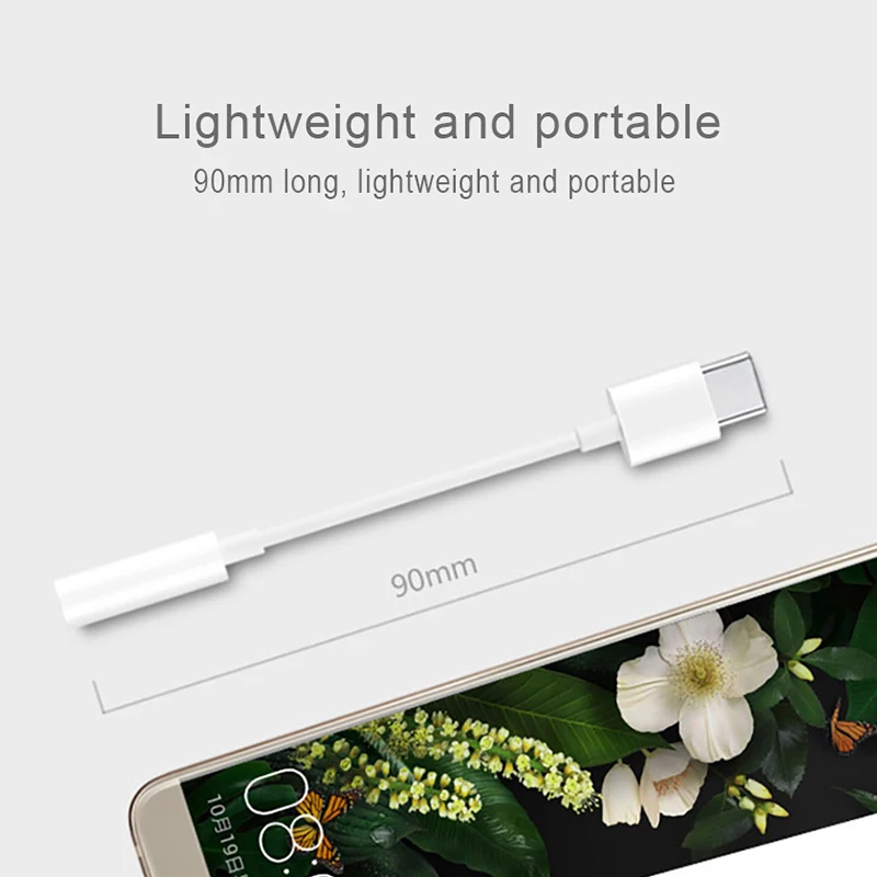! ACCEZZ Type C аудио адаптер для Huawei Mate 10 Pro Xiaomi6 вызов прослушивания USB 3 5 мм разъем