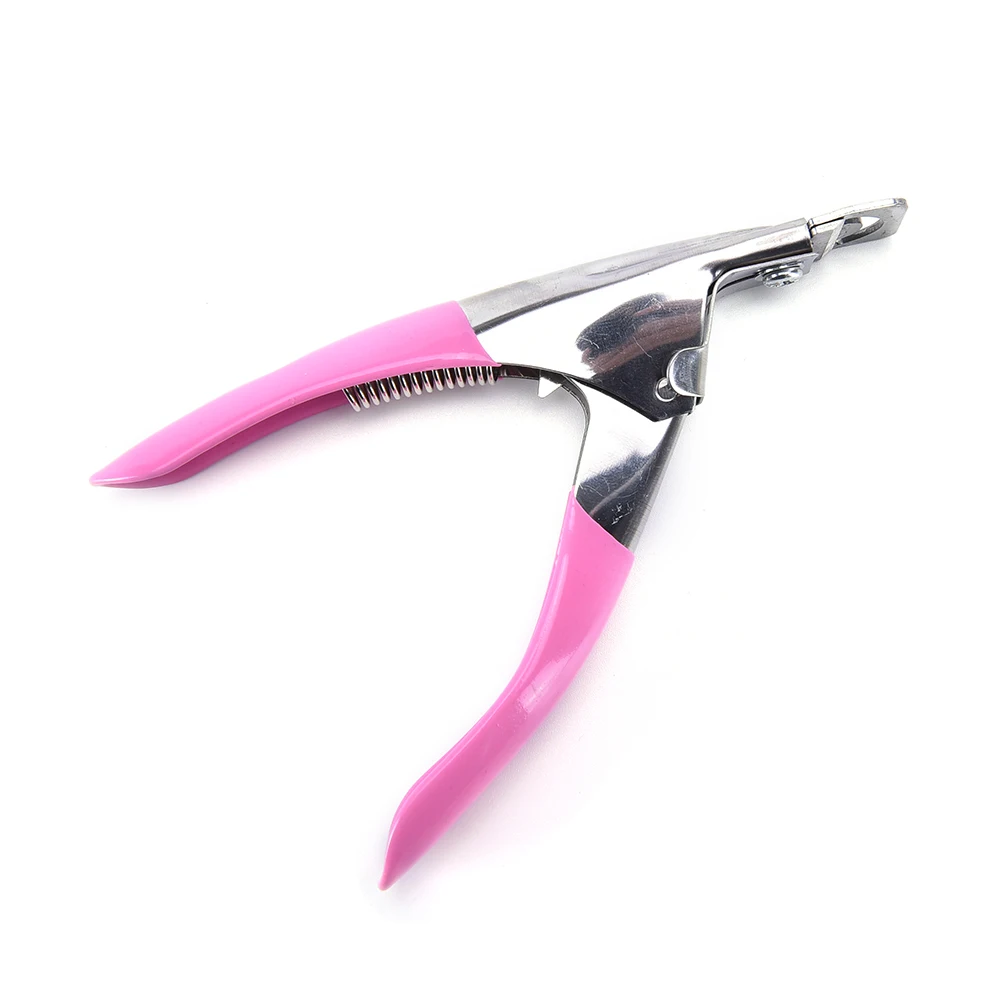 

Makeup Cosmetic Tool Nail Art False Finger Nail Tips Edge Cutter Steel Shears Scissors Manicure Tools for Women Girls Lady