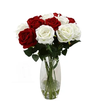 

DIY Rose Silk Artificial Flowers Bouquet Home Wedding Party Wedding Car Decoration Scrapbooking Wreath Fake Flowers