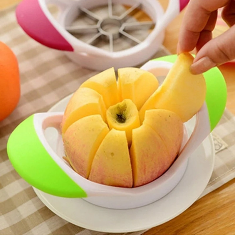

Multi-function Apple Slicer Corer Cutter Pear Fruit Divider Tool Comfort Handle for Kitchen Apple Peeler Fast Shipping
