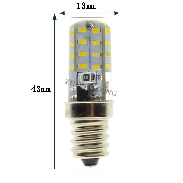 1X5 W E12 светодиодный силиконовый корпус без диммирования AC 220V 3014 SMD 32 s светильник