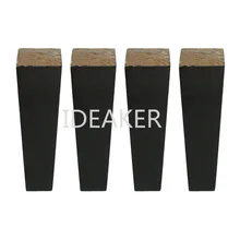 4 шт. 6x20x3,8 см мебель деревянные ножки мебель ножки шкаф стол ножки с железными прокладками прокладки винты