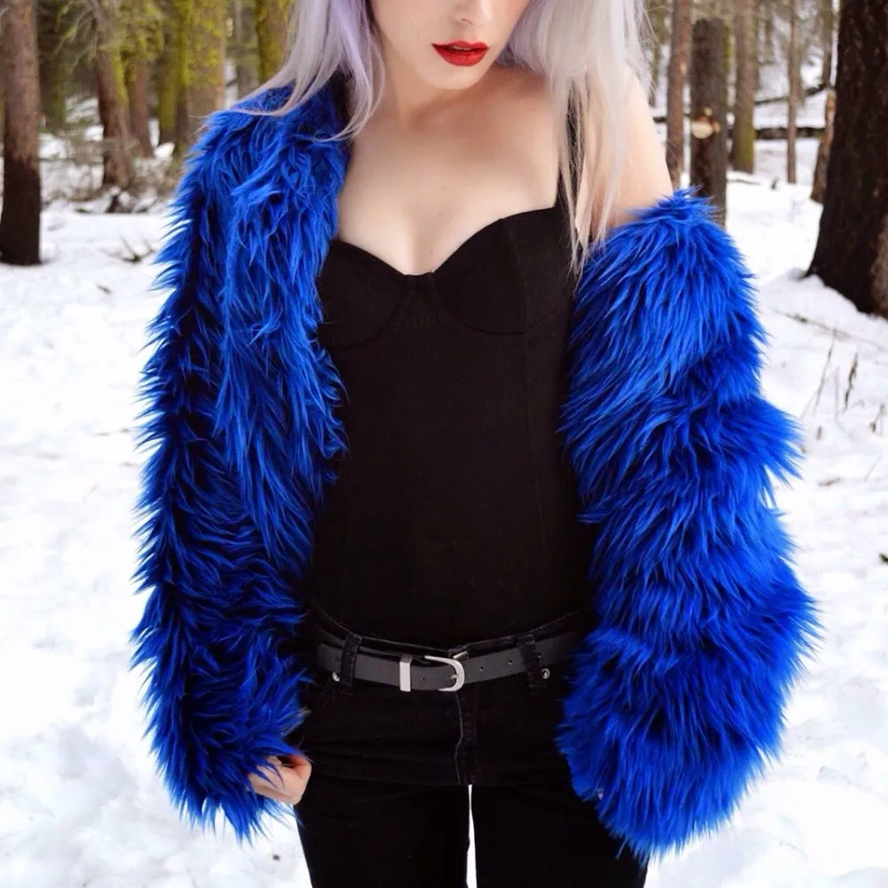 denim ice blue fur jacket